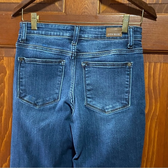Judy Blue 5-Pocket Slim Fit Straight Leg Denim Jeans Size 3/26 - Picture 4 of 12